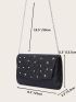 Rhinestone & Glitter Decor Evening Bag