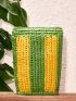 Two Tone Straw Bag
