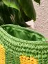 Two Tone Straw Bag