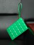Geometric Embossed Clutch Bag