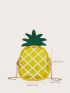 Anime Mini Pineapple Shaped Crossbody Bag