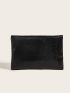 Crocodile Embossed Detail Square Bag