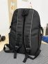 Letter Patch Large Capacity Backpack