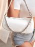 Minimalist Chain Baguette Bag