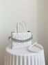 Mini Quilted Chain Decor Square Bag