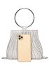 Mini Rhinestone & Faux Pearl Decor Top Ring Evening Bag