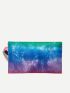 Ombre Flap Clutch Bag