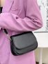 Mini Minimalist Flap Saddle Bag