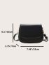 Mini Minimalist Flap Saddle Bag