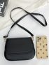 Mini Minimalist Flap Saddle Bag