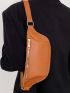 Letter Patch Detail Fanny Pack