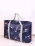Flamingo & Tropical Print Duffel Bag