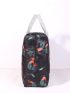 Tropical & Flamingo Print Duffel Bag