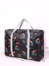 Tropical & Flamingo Print Duffel Bag