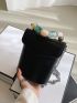 Mini Minimalist Chain Flap Bucket Bag