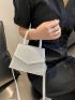 Mini Allover Rhinestone Decor Square Bag