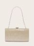 Glitter Chain Box Bag