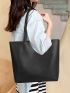 Minimalist Large Capacity Shoulder Tote Bag