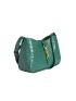 Horsebit Decor Crocodile Embossed Baguette Bag