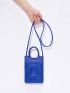 PREMIUM MINI LETTER DETAIL BRAIDED DETAIL SQUARE BAG
