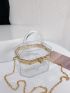 Mini Clear Chain Box Bag