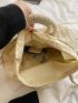 Straw Top Handle Bag