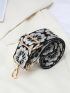 Geometric Embroidery Bag Strap