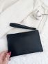 Mini Minimalist Clutch Bag With Wristlet