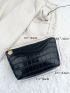 Crocodile Embossed Bucket Bag