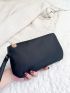Minimalist Clutch Bag With Wristlet