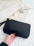 Minimalist Clutch Bag With Wristlet
