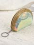 Holographic Snakeskin Pattern Coin Purse