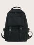 Multi-Compartment Release Buckle Detail Backpack