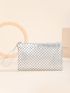 Geometric Decor Square Bag