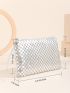 Geometric Decor Square Bag
