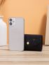 Geo Graphic Snap Button Detail Card Holder