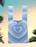 Heart Graphic Crochet Bag
