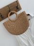 Minimalist Straw Bag