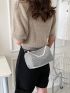 Mini All Over Rhinestone Detail Bucket Bag