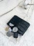 Crocodile Embossed Zipper Coin Purse