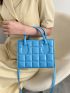 Quilted Pattern Square Bag