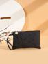 Mini Geometric Graphic Clutch Bag