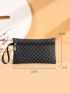 Geo Pattern Clutch Bag