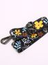 Floral Print Bag Strap