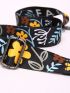 Floral Print Bag Strap