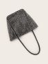 Mini Allover Studded Decor Bucket Bag
