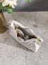 Minimalist Quilted Baguette Bag