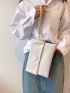 Minimalist Flap Square Bag