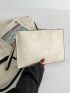 Geo Graphic Clutch Bag