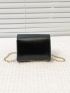 Mini Twist Lock Flap Chain Square Bag